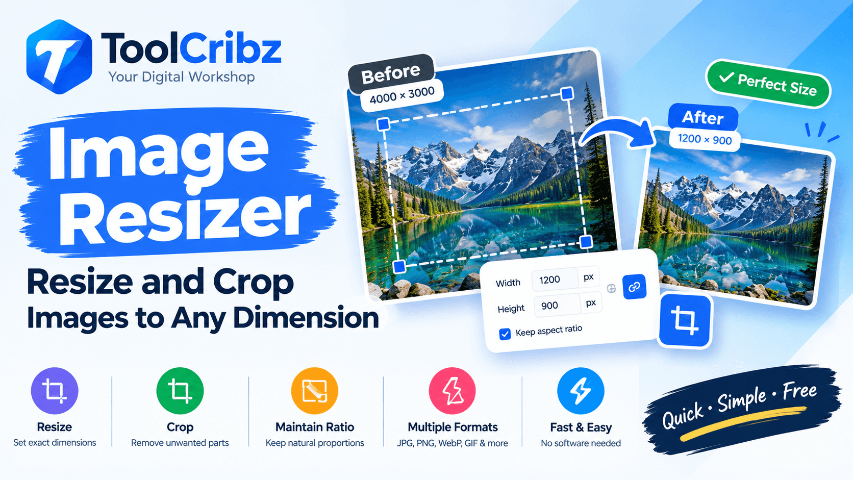 Image Resizer - Resize and Crop Images to Any Dimension thumbnail